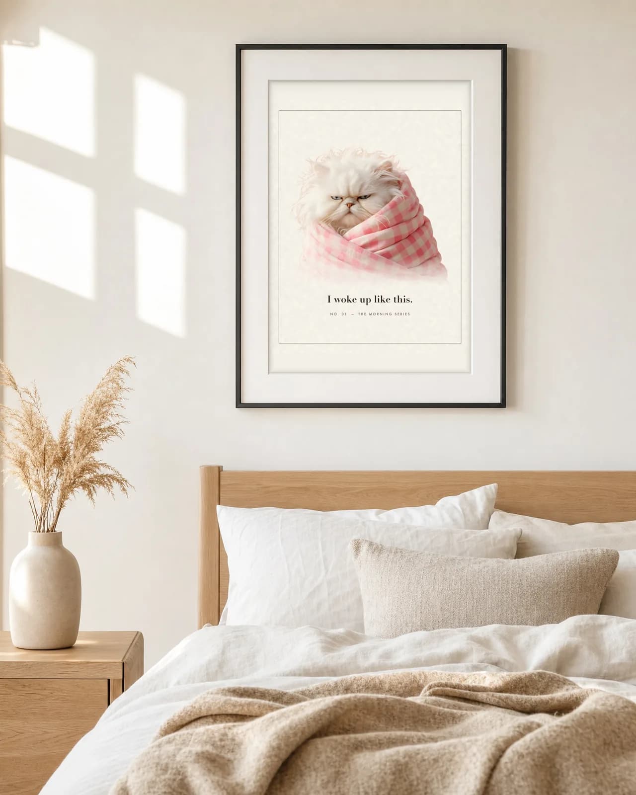 I Woke Up Like This Metal Poster, metal wall art poster